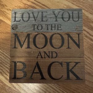 Wooden Wall Art with Inspirational Quote